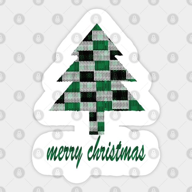 christmas tree Sticker by bratshirt